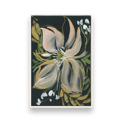 [Color:Opaque White], Picture of art in a White frame