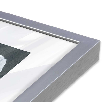 [Color:Polished Chrome], Picture of art in a Polished Chrome frame at an angle