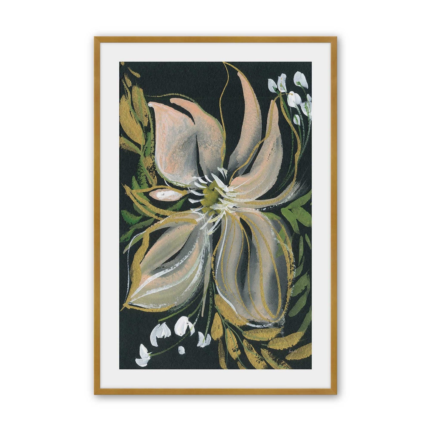 [Color:Polished Gold], Picture of art in a Polished Gold frame