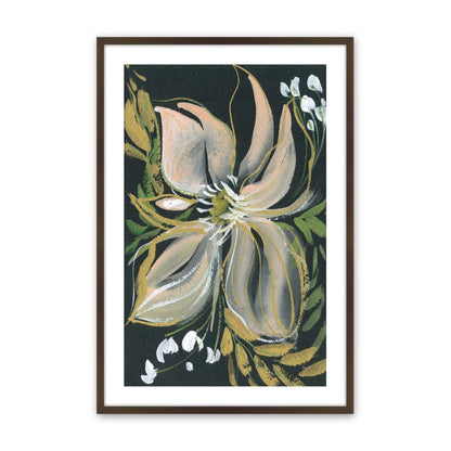 [Color:Brown], Picture of art in a Brown frame