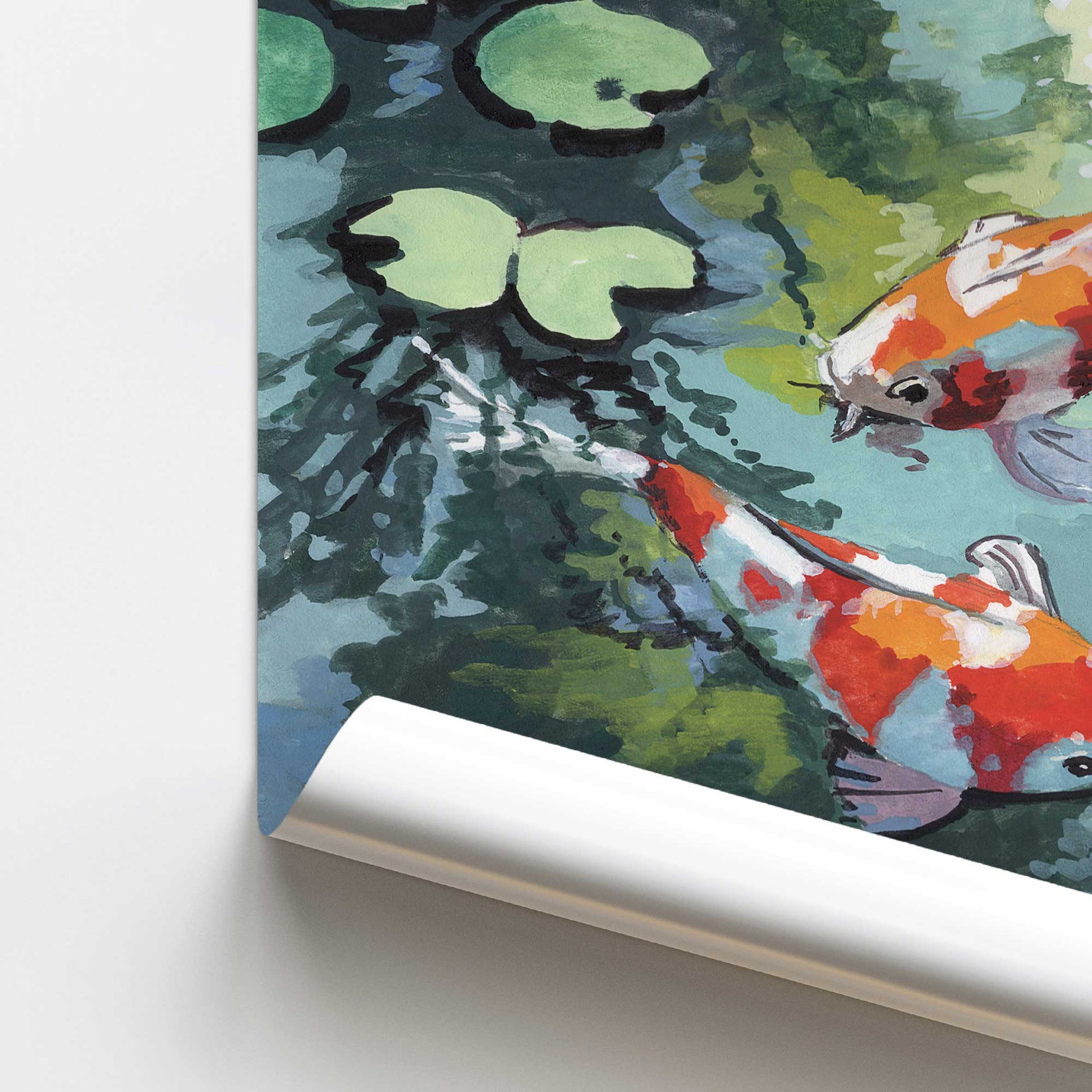 [Color:Rolled Print], Picture of close up of art