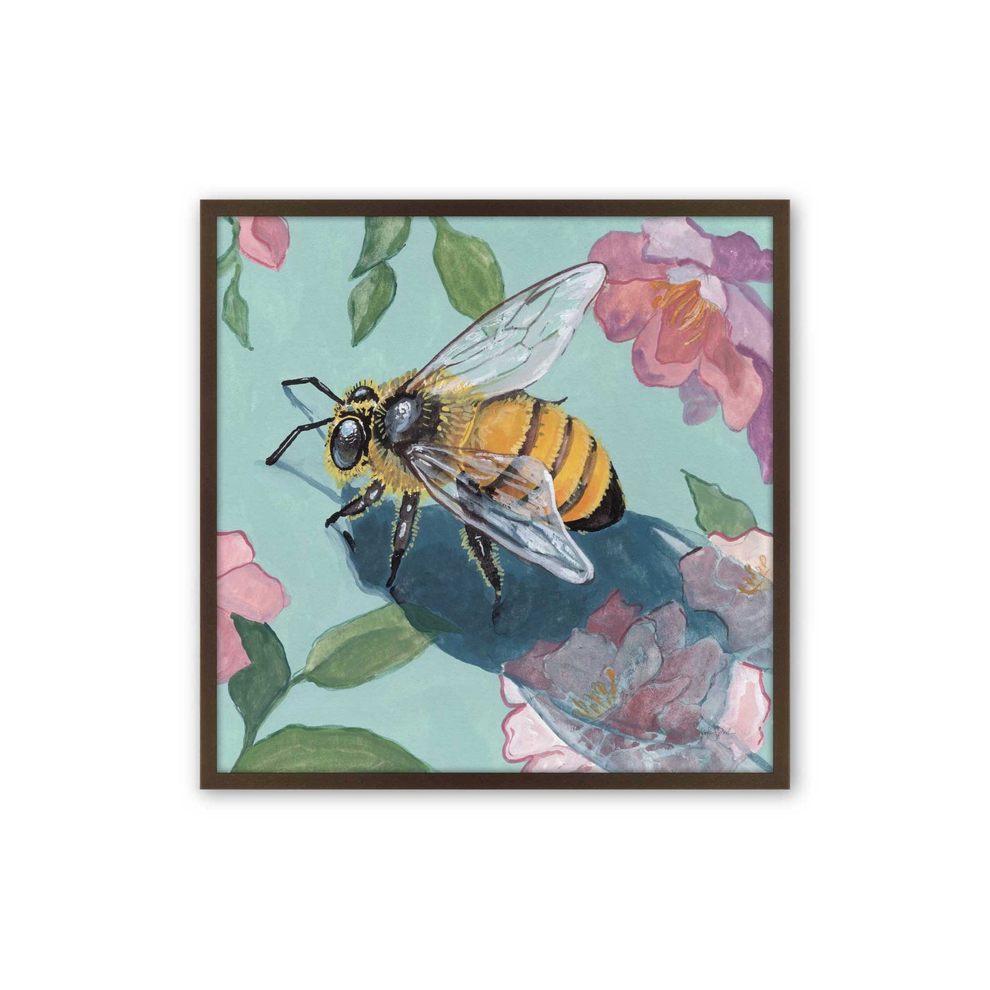 [Color:Espresso], Picture of art in a Espresso frame
