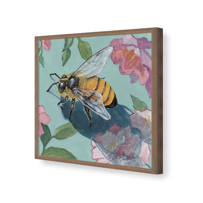 [Color:Walnut], Picture of art in a Walnut frame of the corner