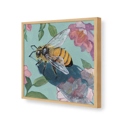 [Color:American Maple], Picture of art in a American Maple frame of the corner