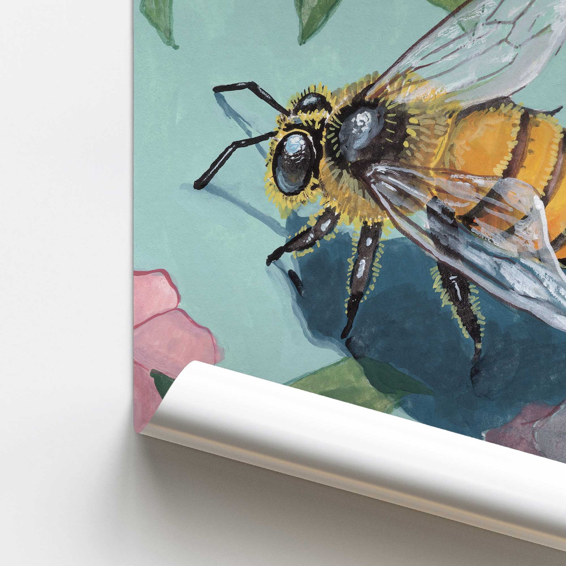 [Color:Rolled Print], Picture of close up of art