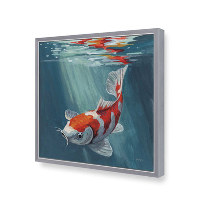 [Color:Polished Chrome], Picture of art in a Polished Chrome frame of the corner