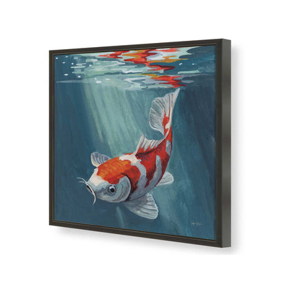 [Color:Satin Black], Picture of art in a Satin Black frame of the corner