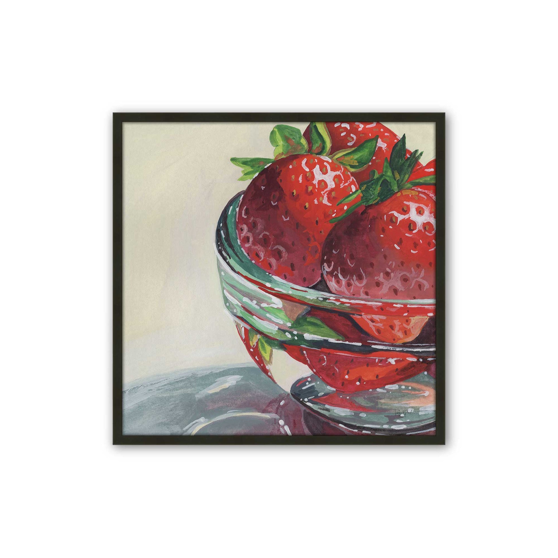 [Color:Satin Black], Picture of art in a Satin Black frame