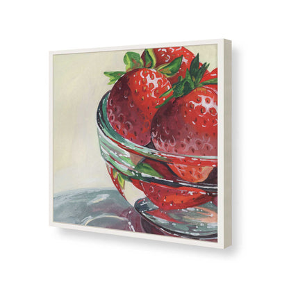 [Color:Opaque White], Picture of art in a Opaque White frame of the corner
