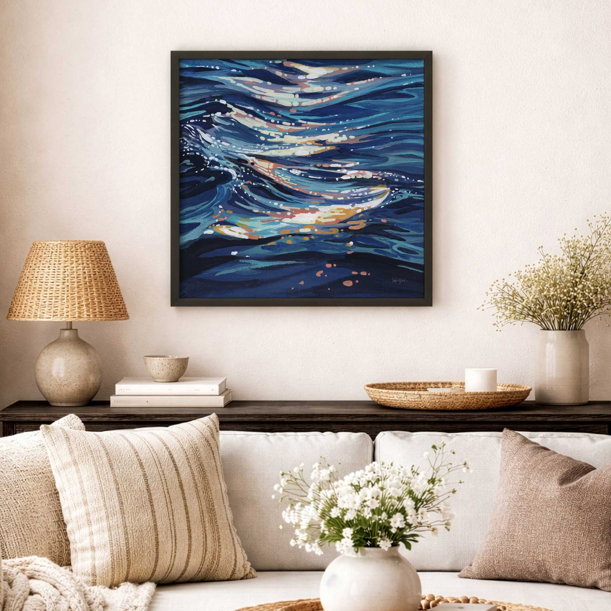 Picture of art in a room