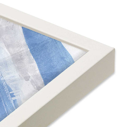 [Color:Opaque White], Picture of art in a Opaque White frame at an angle