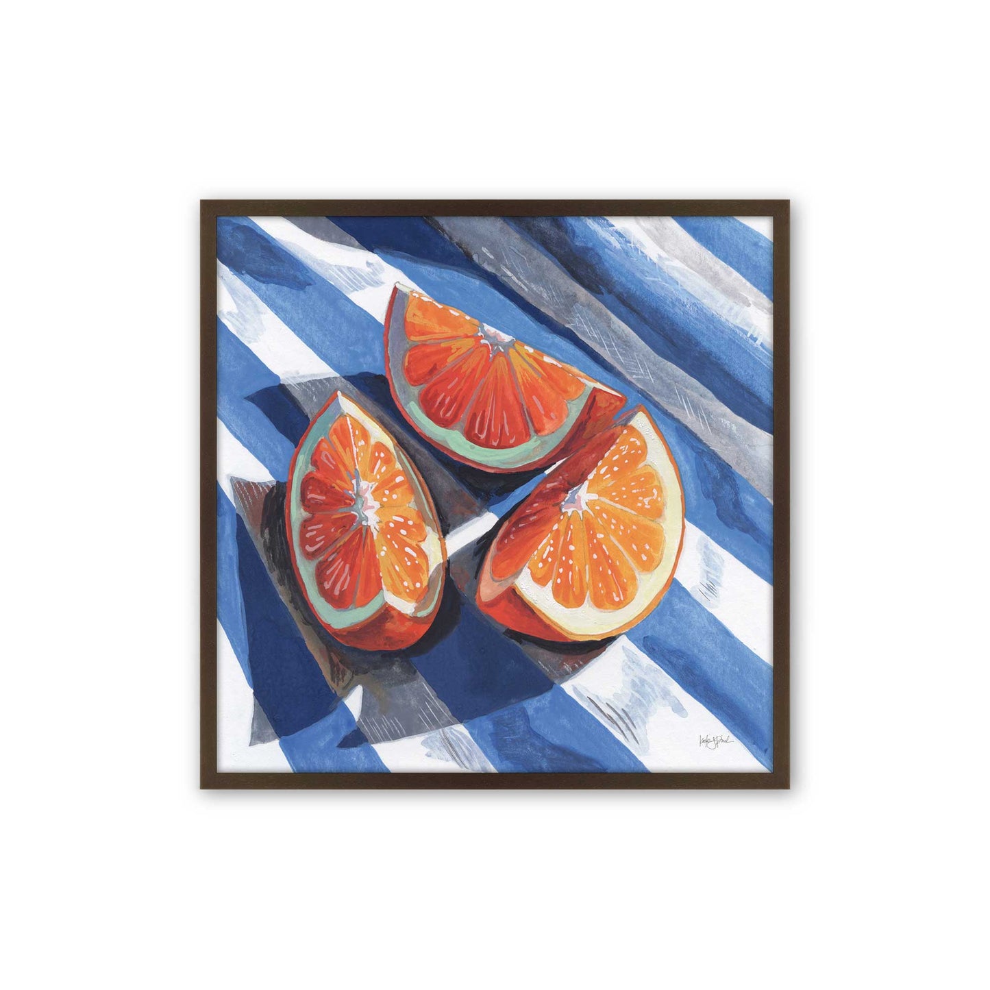 [Color:Espresso], Picture of art in a Espresso frame