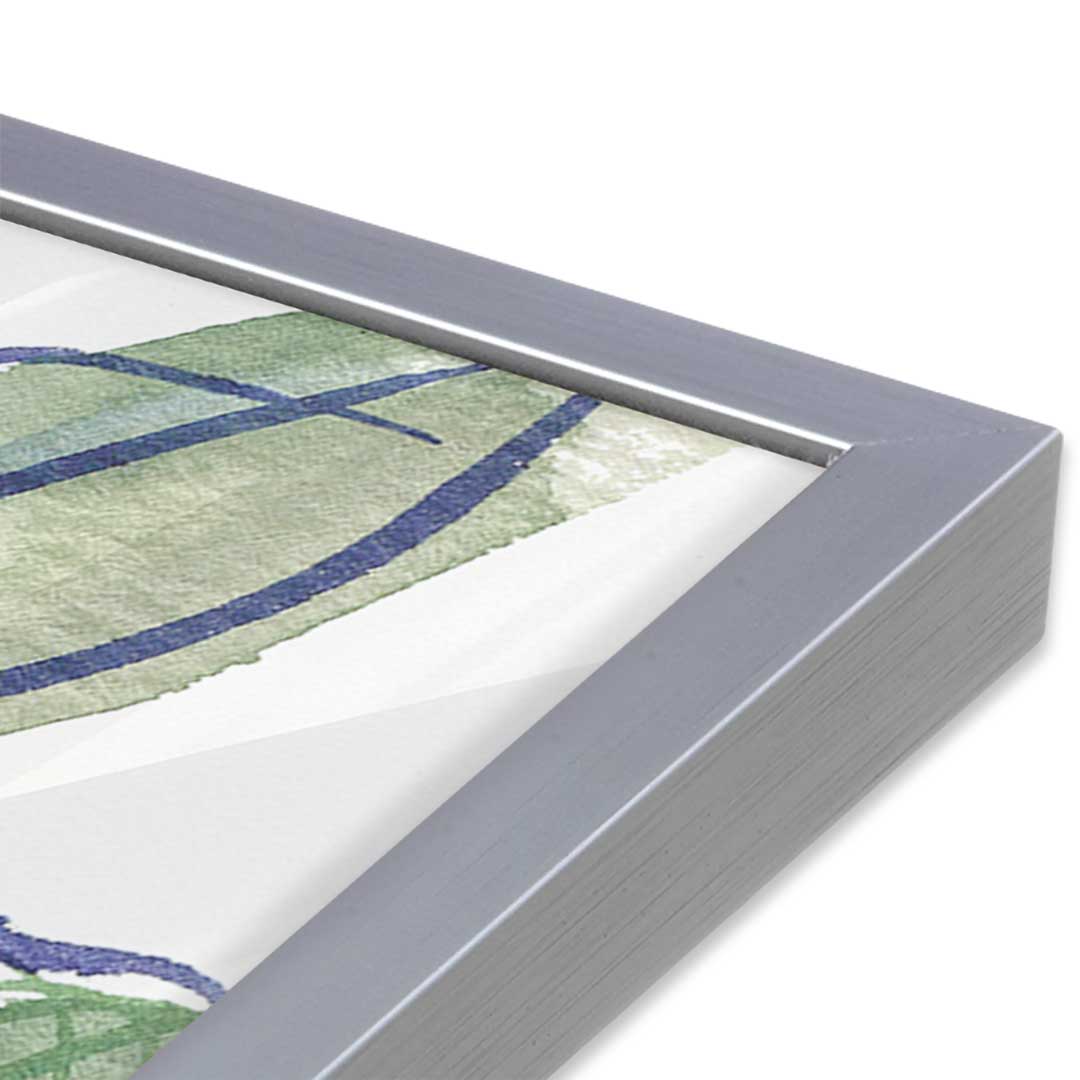 [Color:Polished Chrome], Picture of art in a Polished Chrome frame at an angle