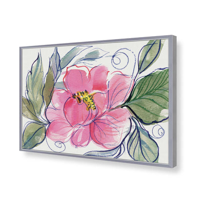 [Color:Polished Chrome], Picture of art in a Polished Chrome frame of the corner