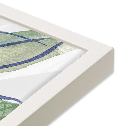[Color:Opaque White], Picture of art in a Opaque White frame at an angle