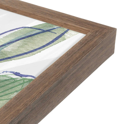 [Color:Walnut], Picture of art in a Walnut frame at an angle