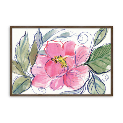 [Color:Walnut], Picture of art in a Walnut frame