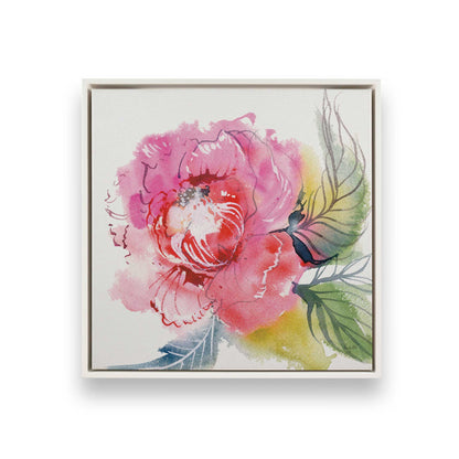 [Color:Opaque White], Picture of art in a White frame