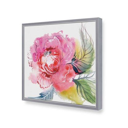 [Color:Polished Chrome], Picture of art in a Polished Chrome frame of the corner