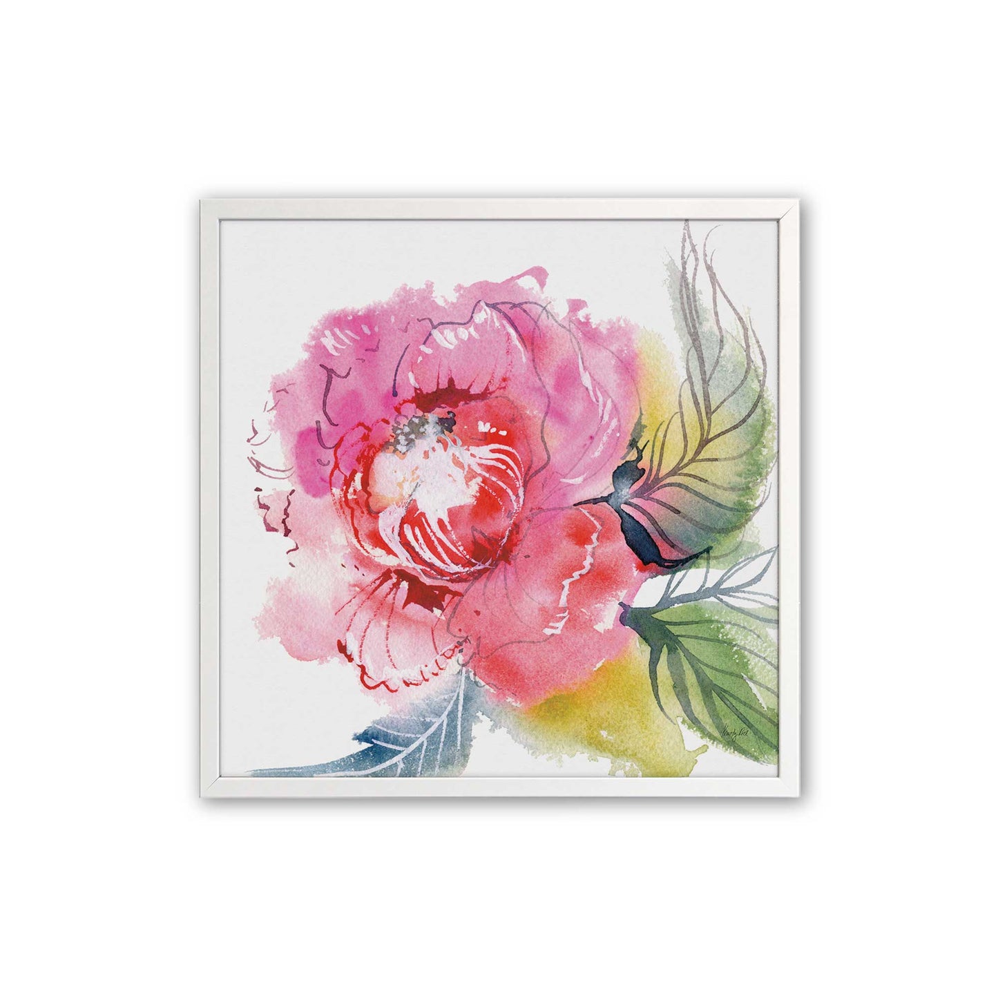 [Color:Opaque White], Picture of art in a Opaque White frame
