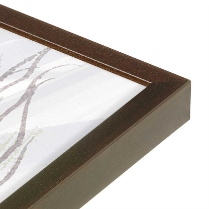 [Color:Espresso], Picture of art in a Espresso frame at an angle