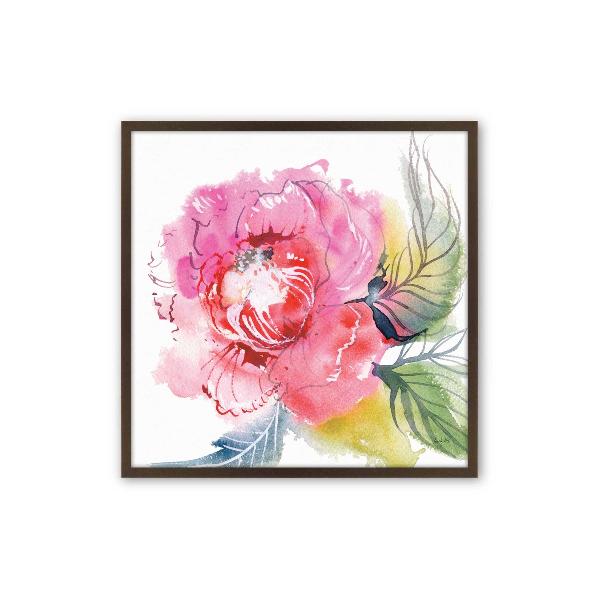 [Color:Espresso], Picture of art in a Espresso frame