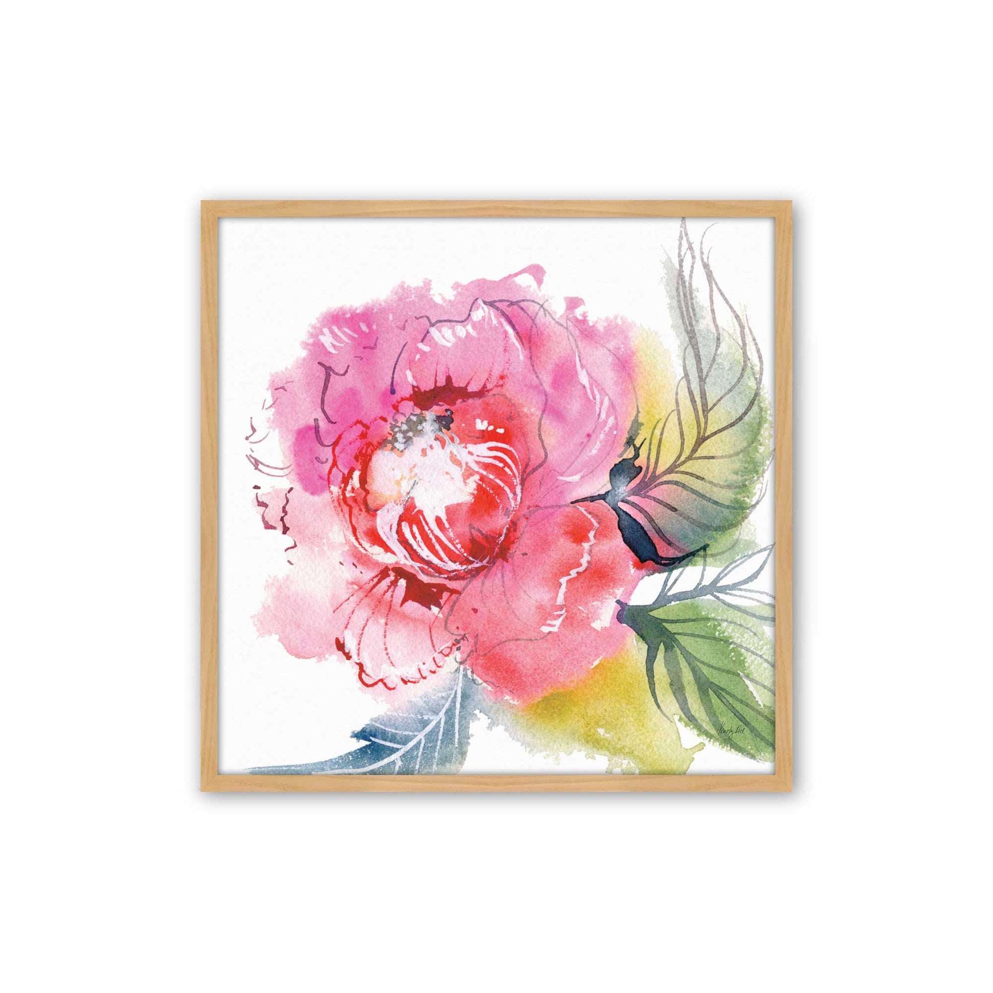 [Color:American Maple], Picture of art in a American Maple frame