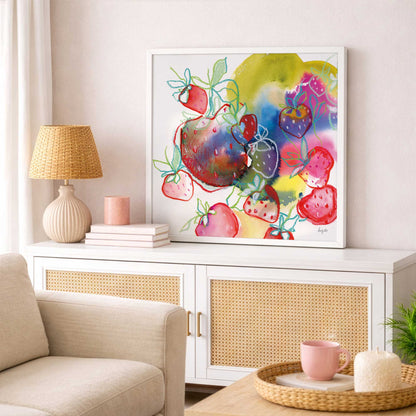 Picture of art in a room