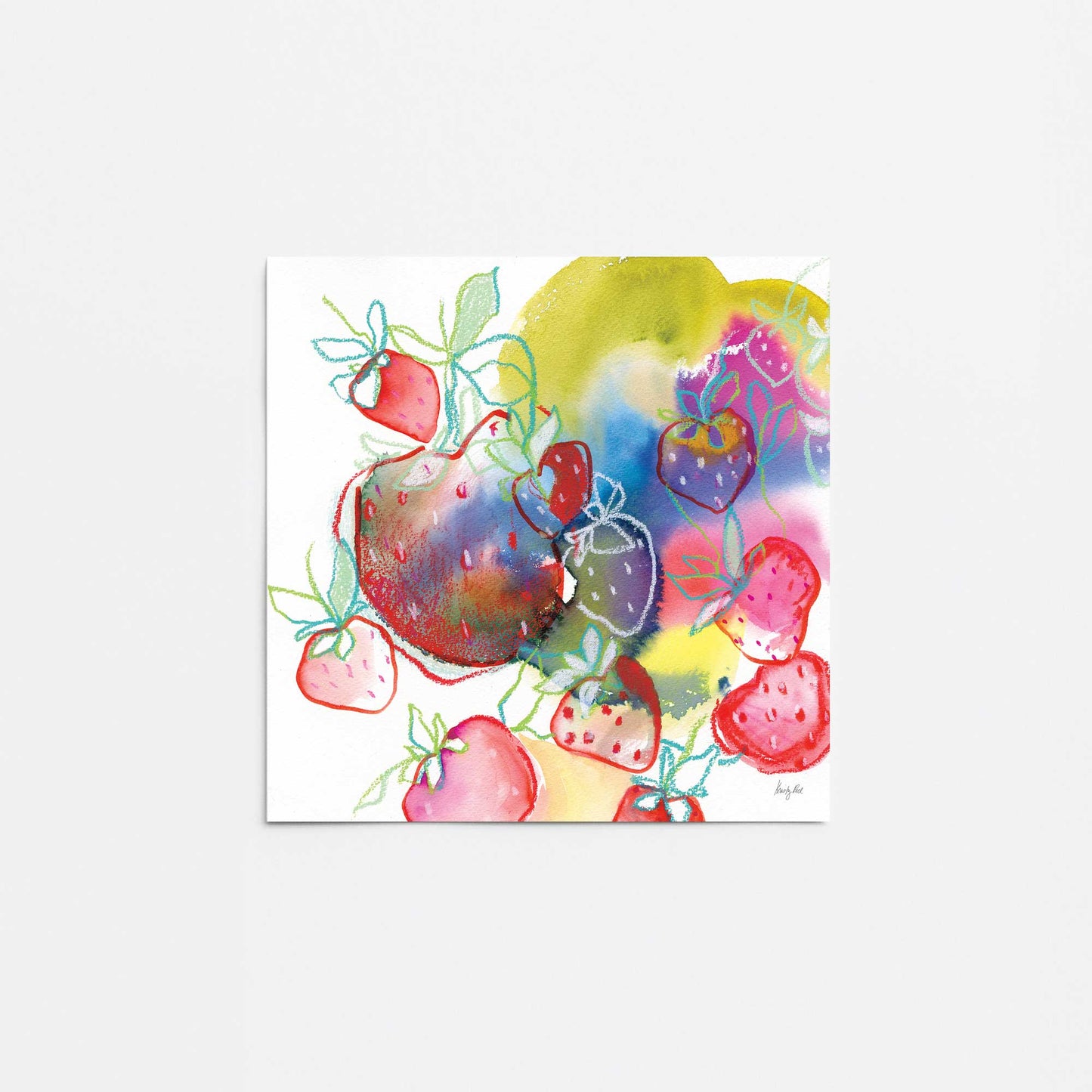 [Color:Rolled Print], Picture of close up of art