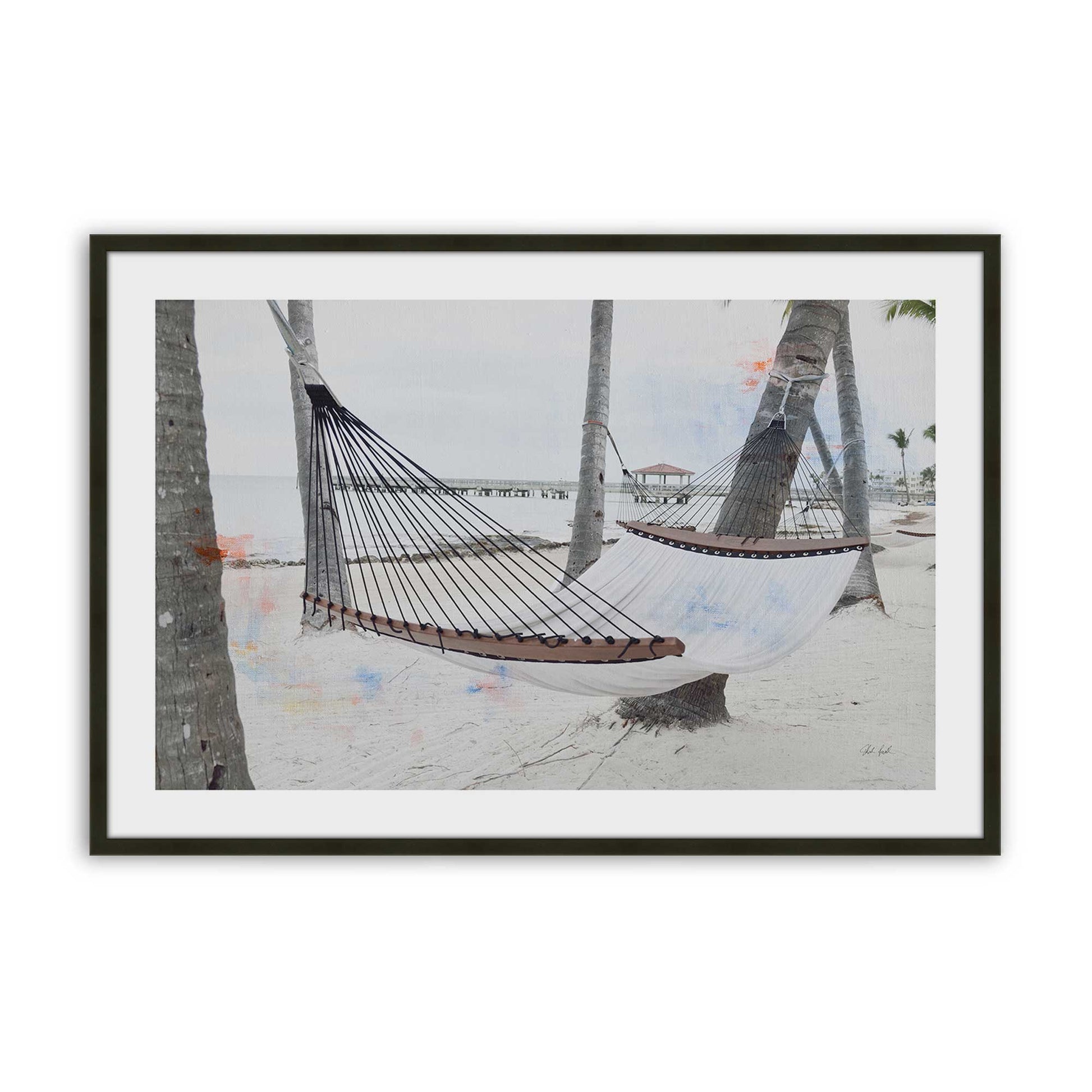 [Color:Satin Black], Picture of art in a Satin Black frame