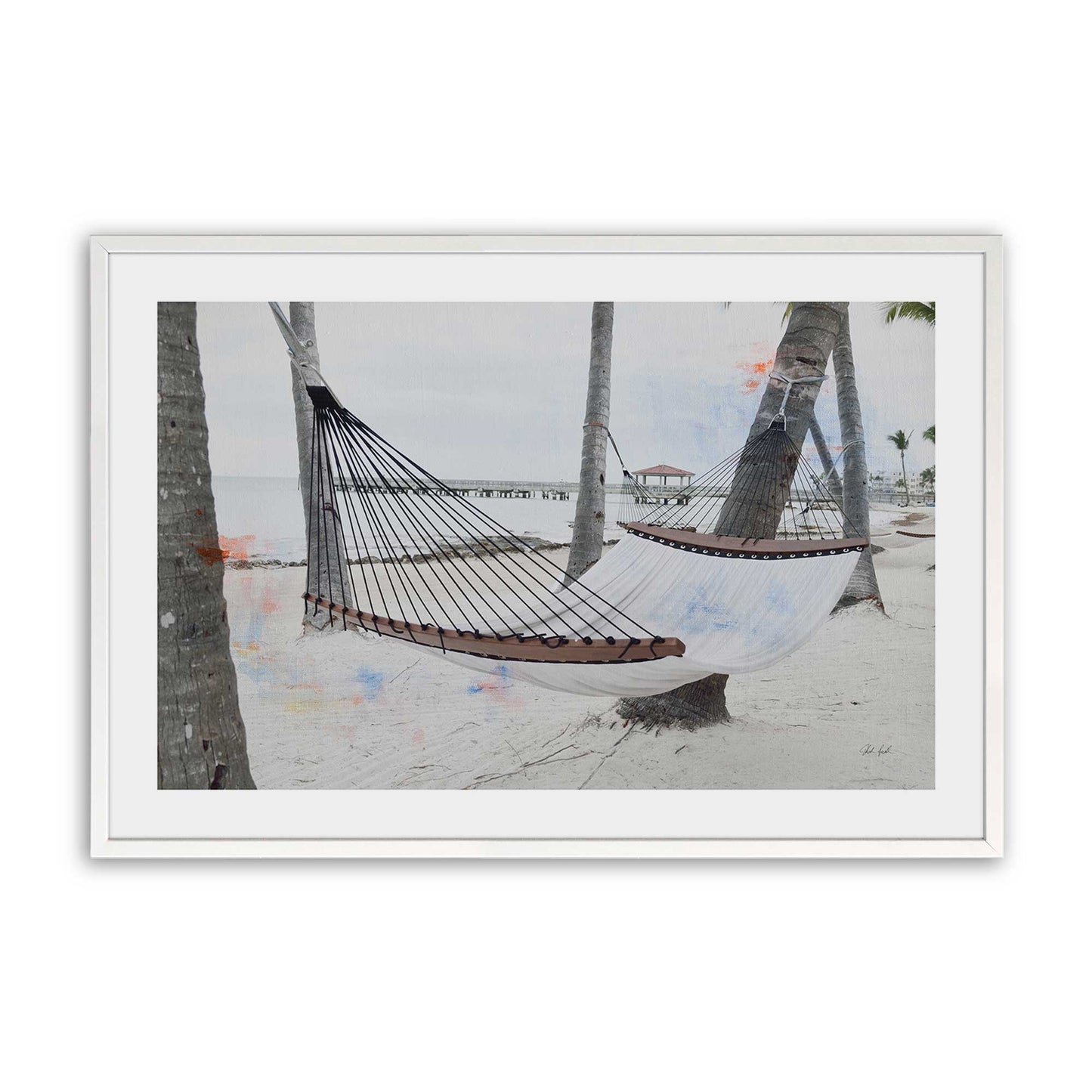 [Color:Opaque White], Picture of art in a Opaque White frame