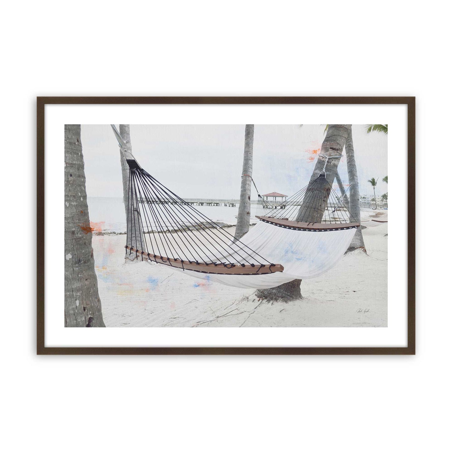 [Color:Belvinder Brown], Picture of art in a Belvinder Brown frame