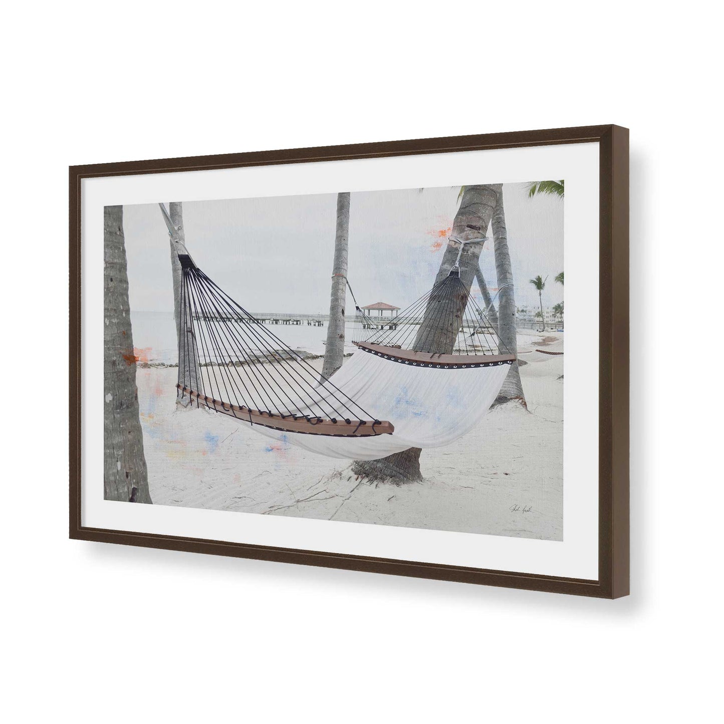 [Color:Belvinder Brown], Picture of art in a Belvinder Brown frame of the corner