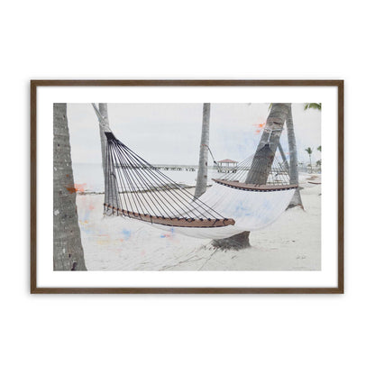 [Color:Walnut], Picture of art in a Walnut frame