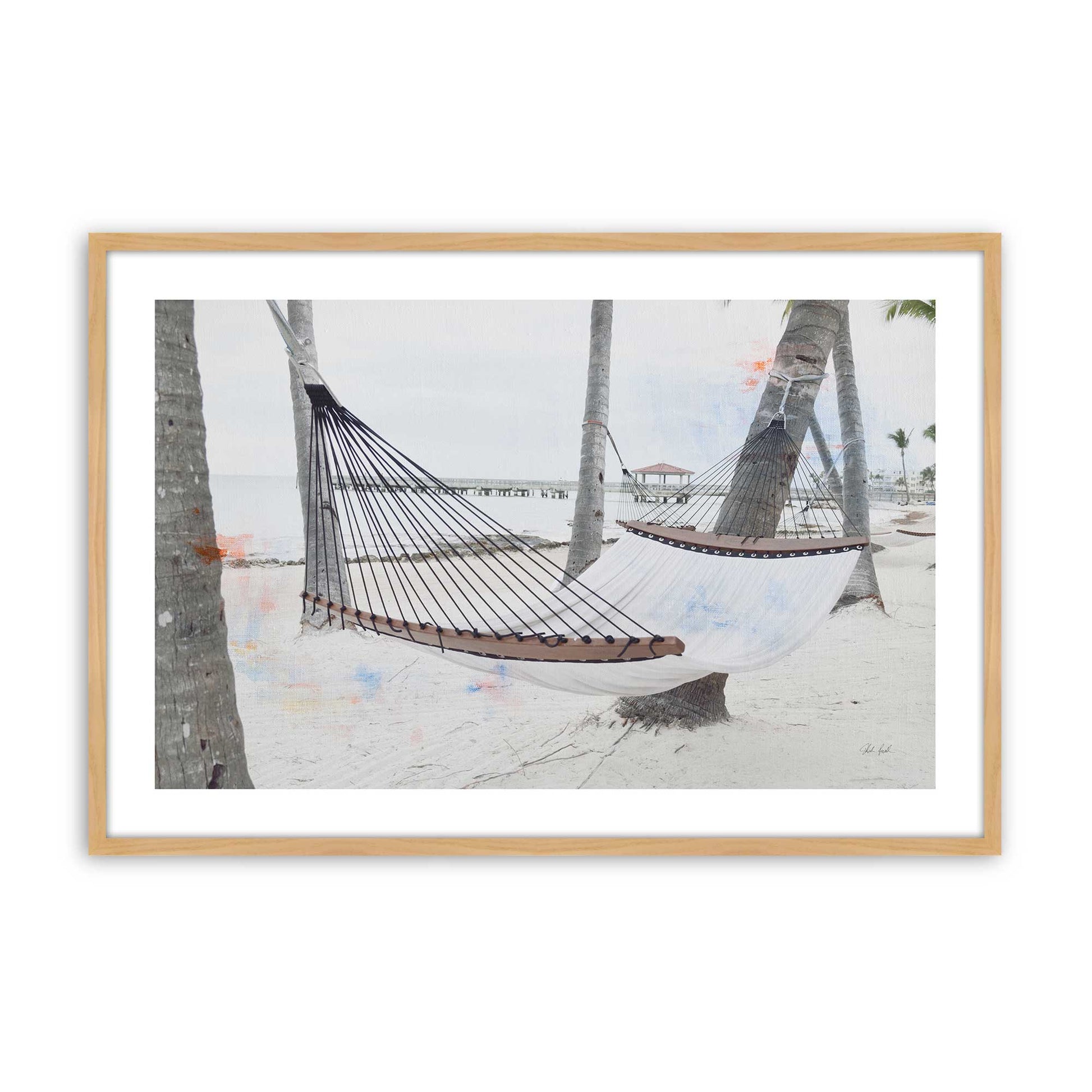 [Color:American Maple], Picture of art in a American Maple frame
