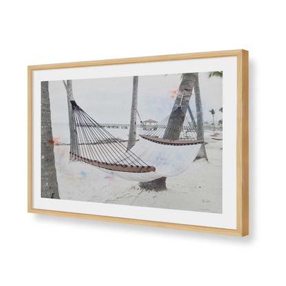 [Color:American Maple], Picture of art in a American Maple frame of the corner
