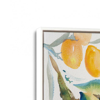 [Color:Opaque White], Picture of art in a White frame at an angle