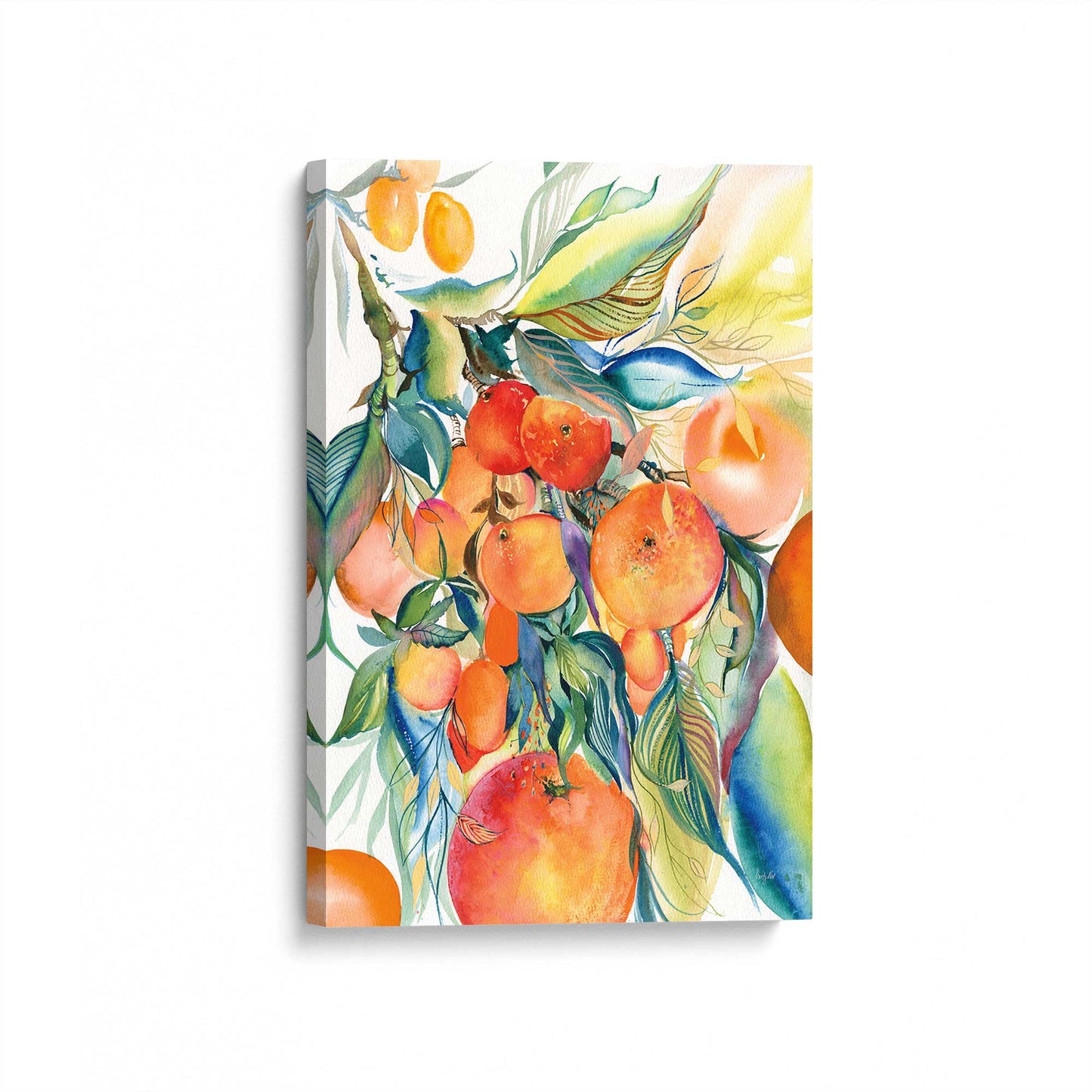 [Color:Stretched Canvas], Picture of art at an angle