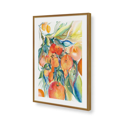 [Color:Polished Gold], Picture of art in a Polished Gold frame of the corner