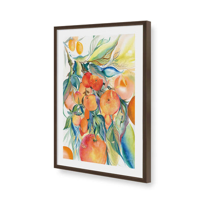 [Color:Belvinder Brown], Picture of art in a Belvinder Brown frame of the corner