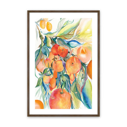[Color:Walnut], Picture of art in a Walnut frame