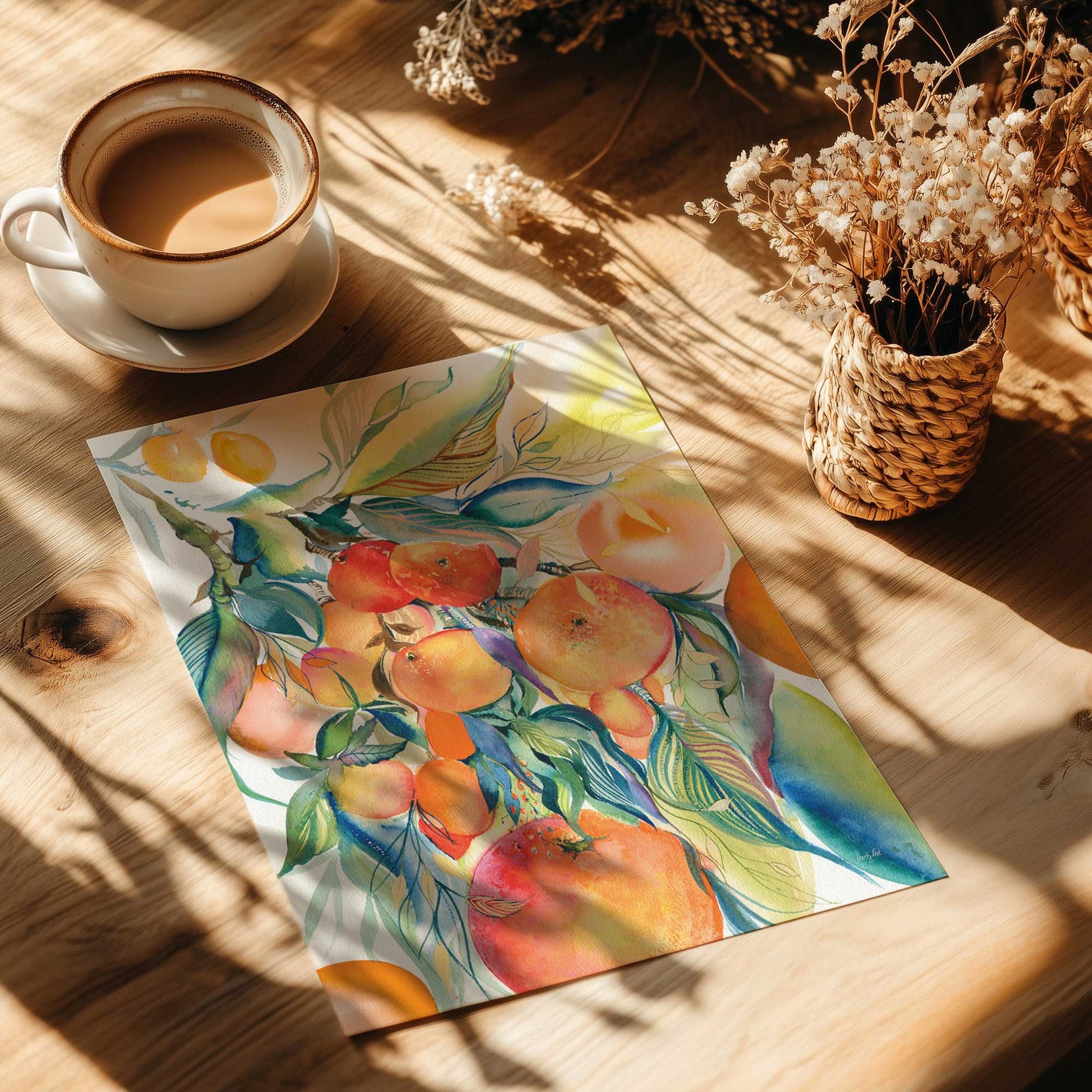 [Color:Rolled Print], Picture of close up of art