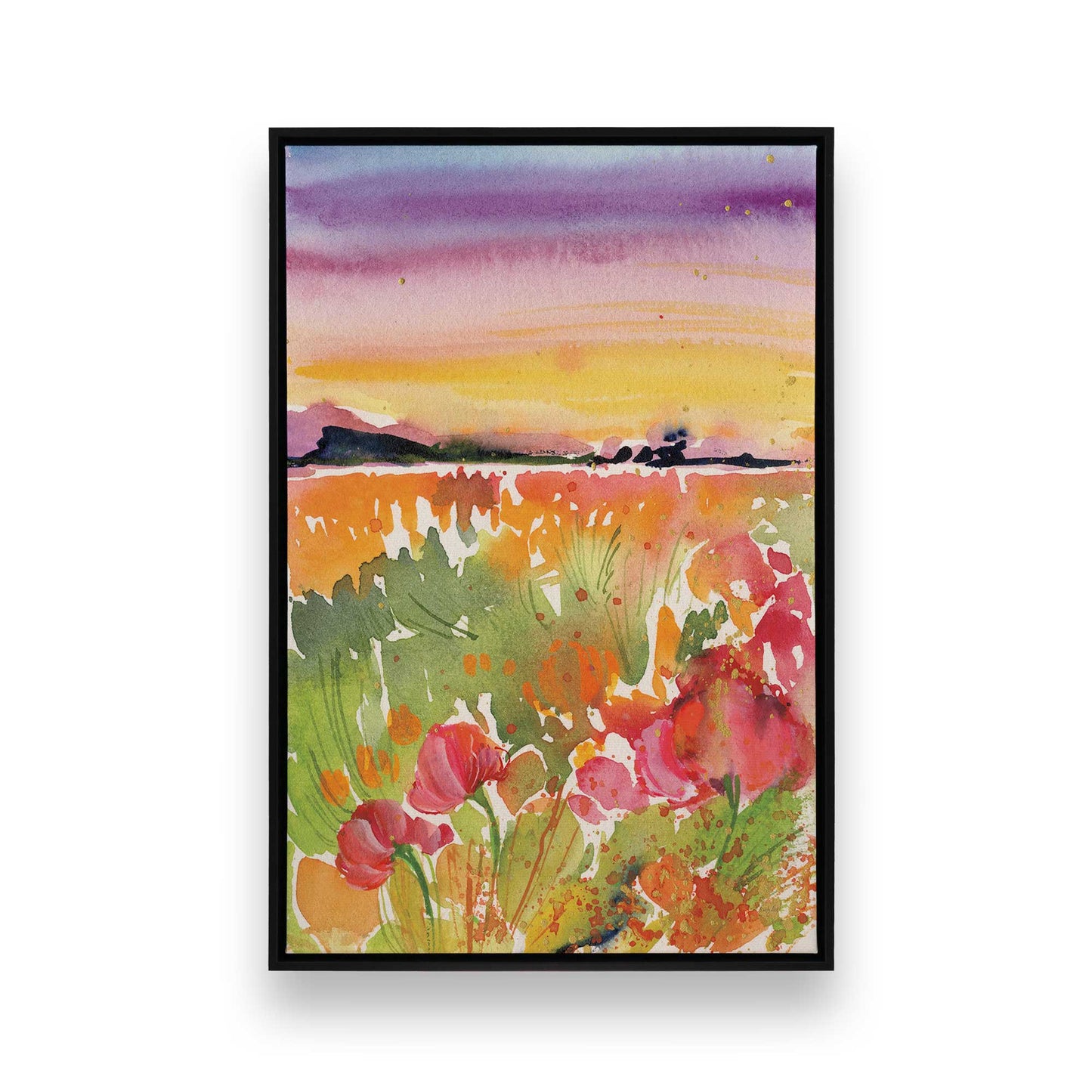 [Color:Satin Black], Picture of art in a Satin Black frame