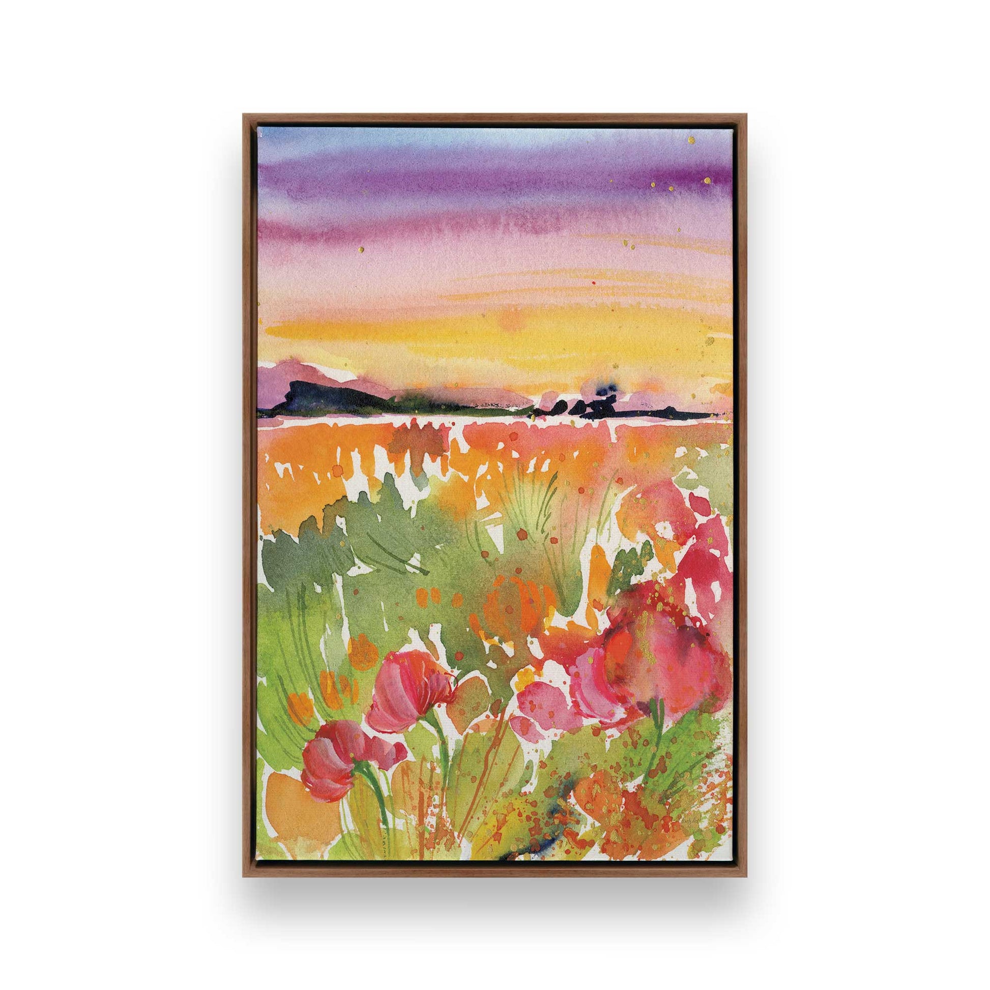 [Color:Walnut], Picture of art in a Walnut frame