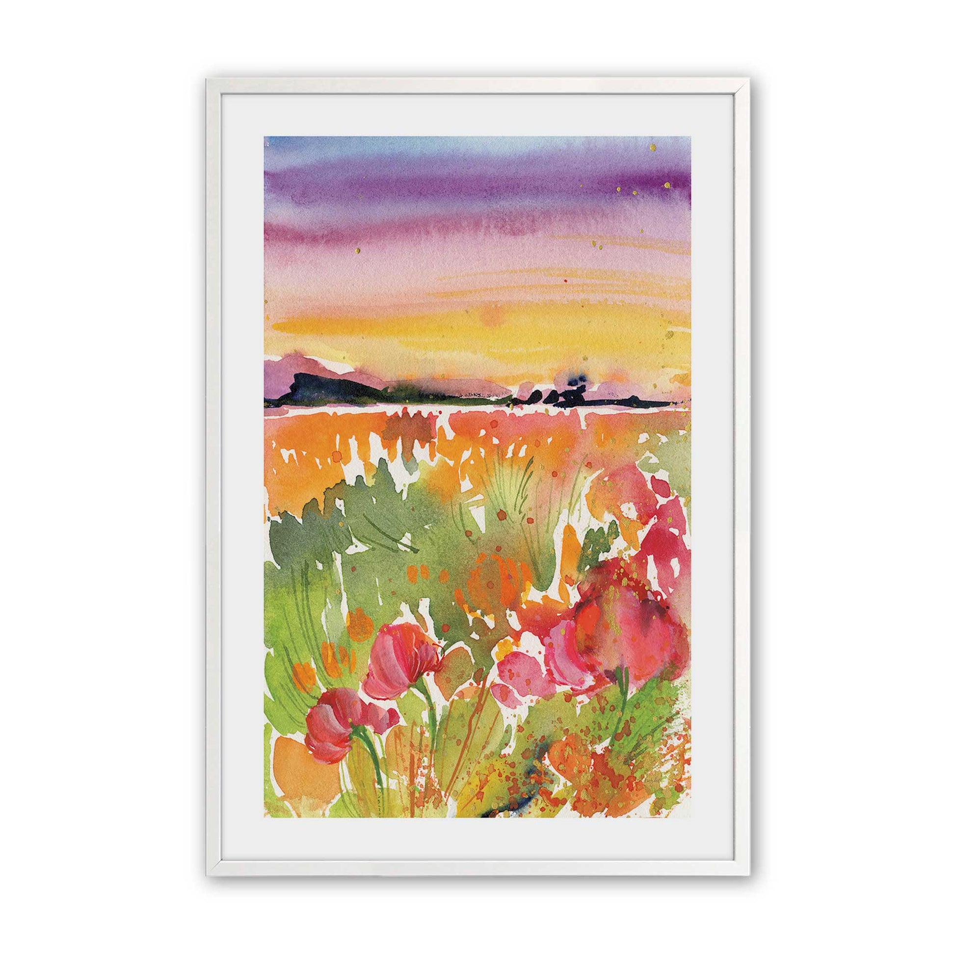 [Color:Opaque White], Picture of art in a Opaque White frame