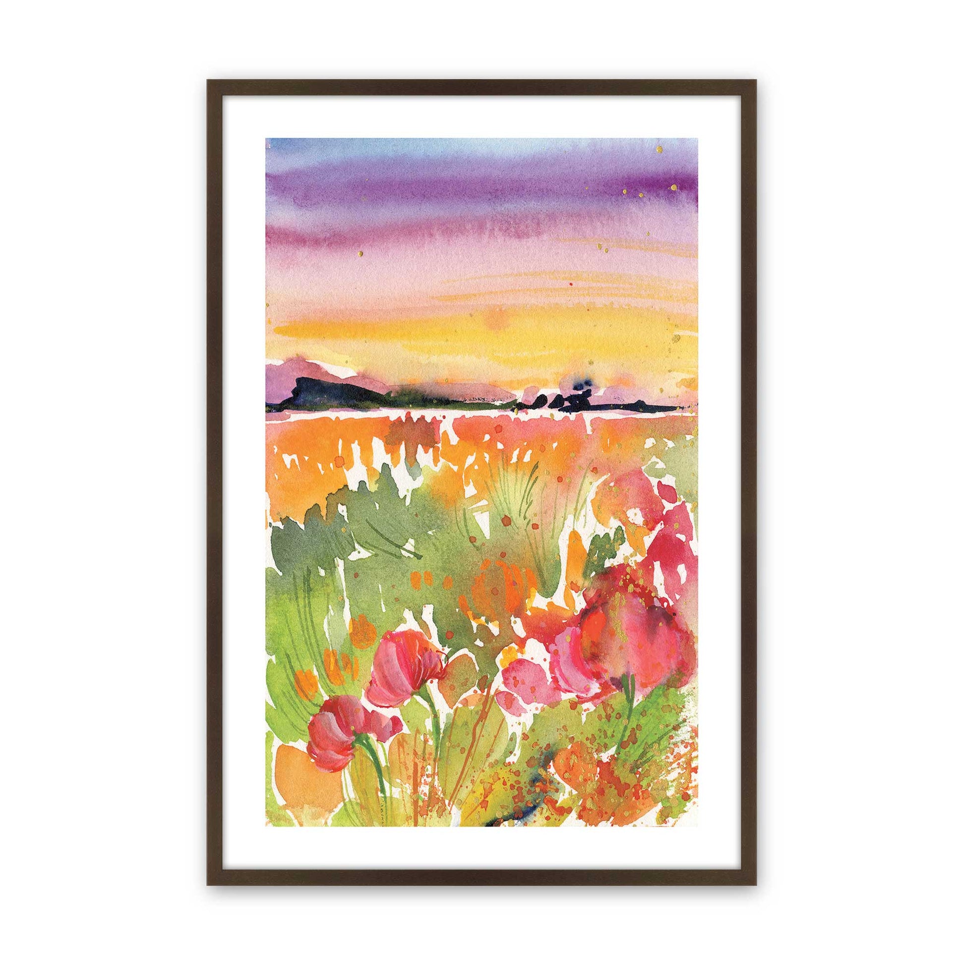 [Color:Belvinder Brown], Picture of art in a Belvinder Brown frame