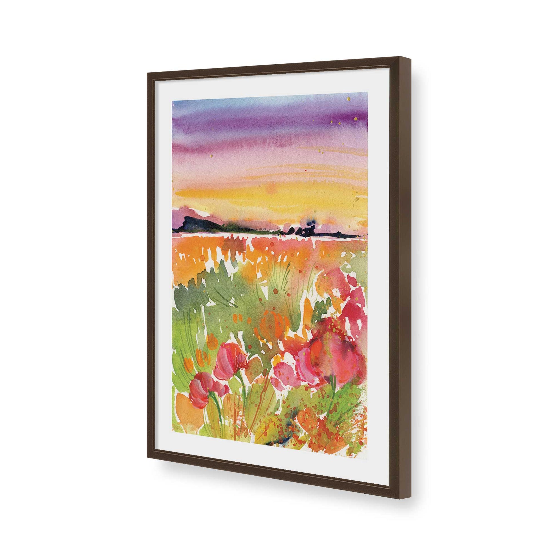 [Color:Belvinder Brown], Picture of art in a Belvinder Brown frame of the corner
