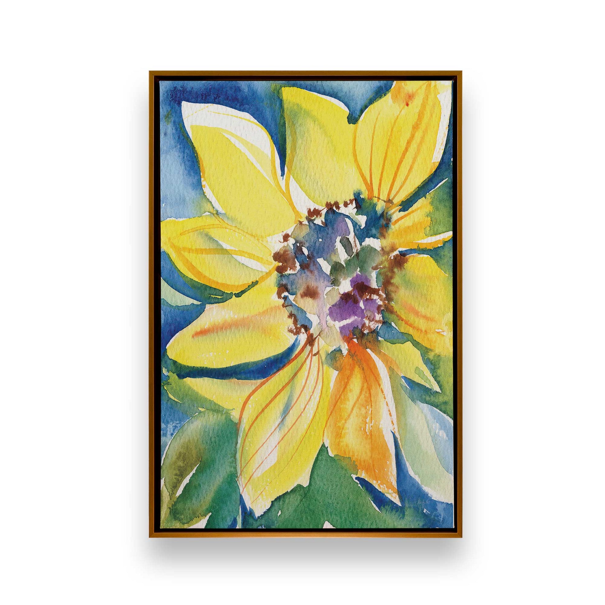 [Color:Polished Gold], Picture of art in a Polished Gold frame