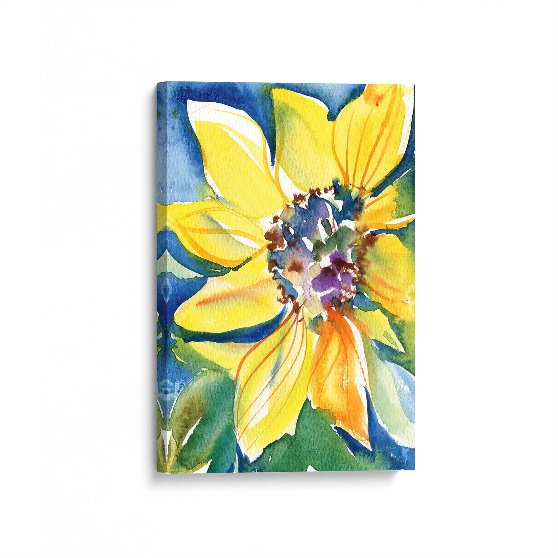 [Color:Stretched Canvas], Picture of art at an angle