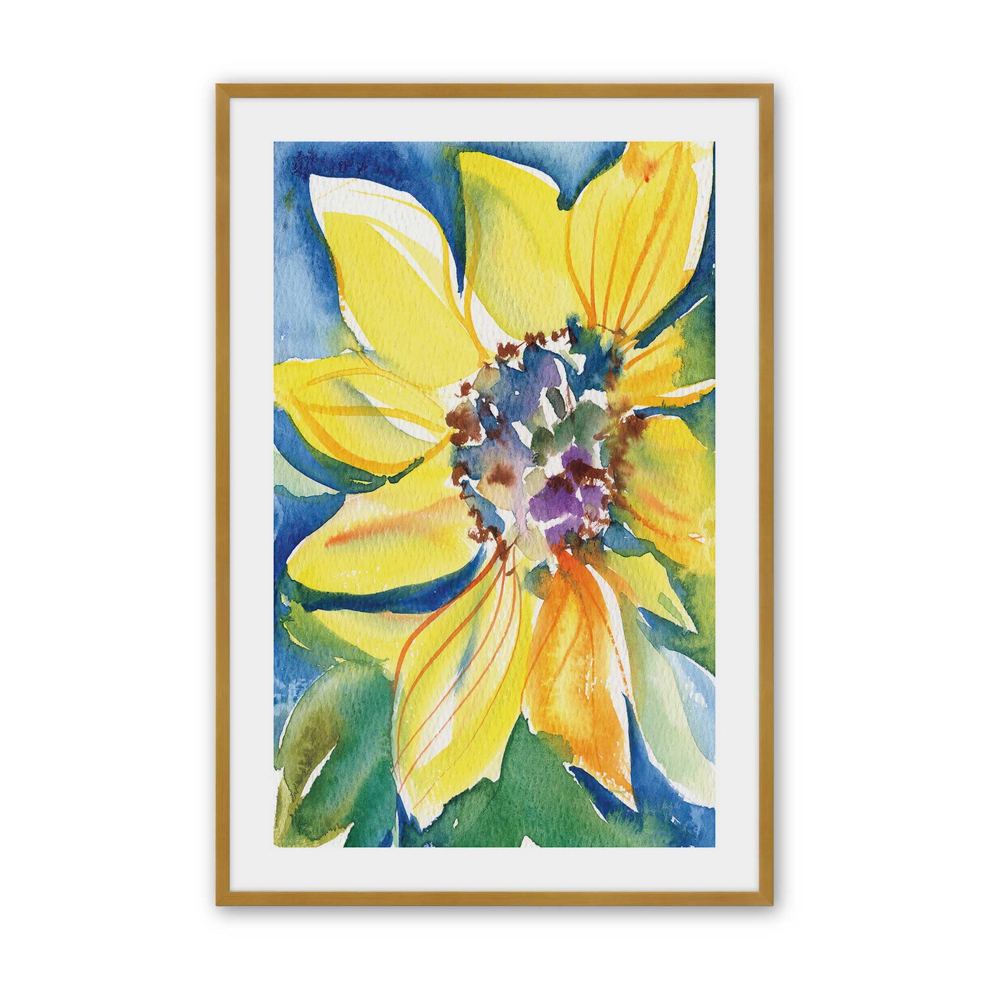 [Color:Polished Gold], Picture of art in a Polished Gold frame